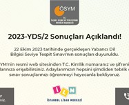 2023-YDS/2 Sonuçları Açıklandı!, 2023-YDS/2 Sonuçları Açıklandı!